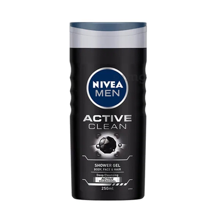 Nivea Shower Gel Men Active Charcoal 